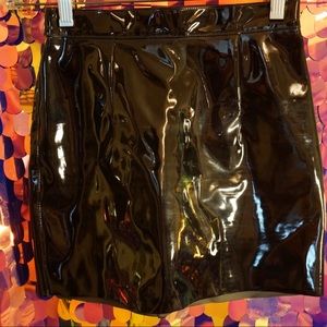 American apparel latex skirt